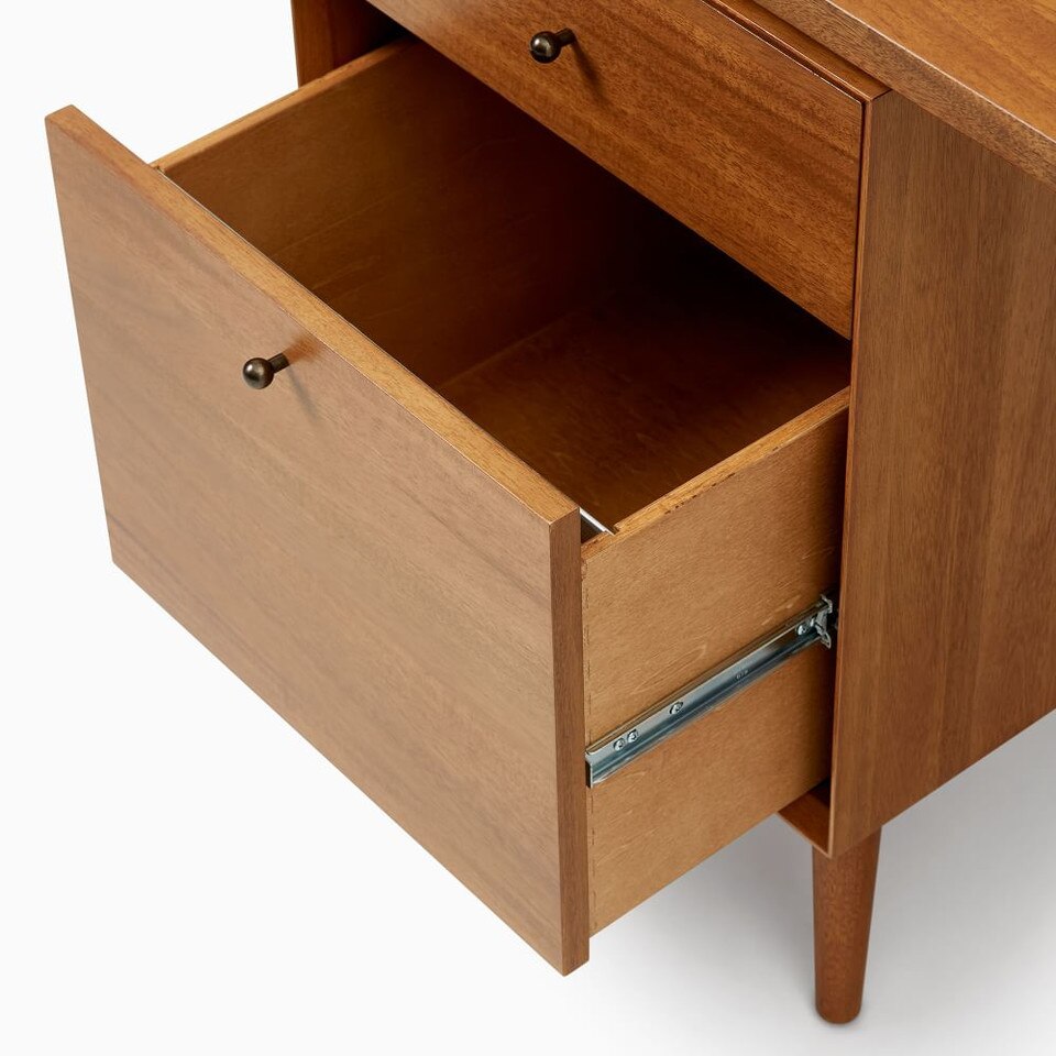 Mid-Century Modular Desk Set - File Cabinet
