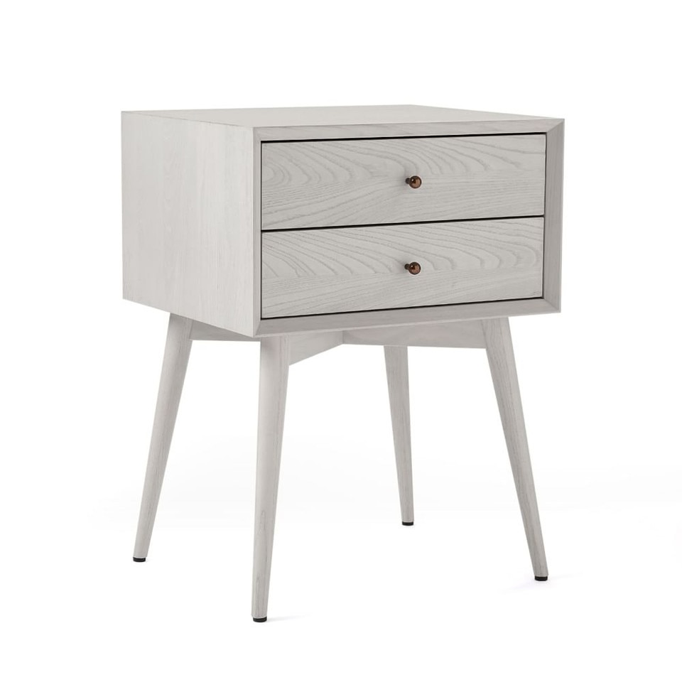 Mid-Century Closed Bedside Table (46 cm − 64 cm)