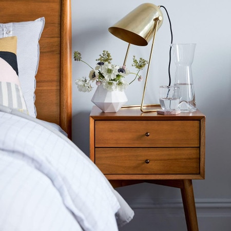Mid Century Bedside Table Acorn West Elm Australia Mid Century Bedside Table Acorn, Mid Century Modern Bedside Table Lamps