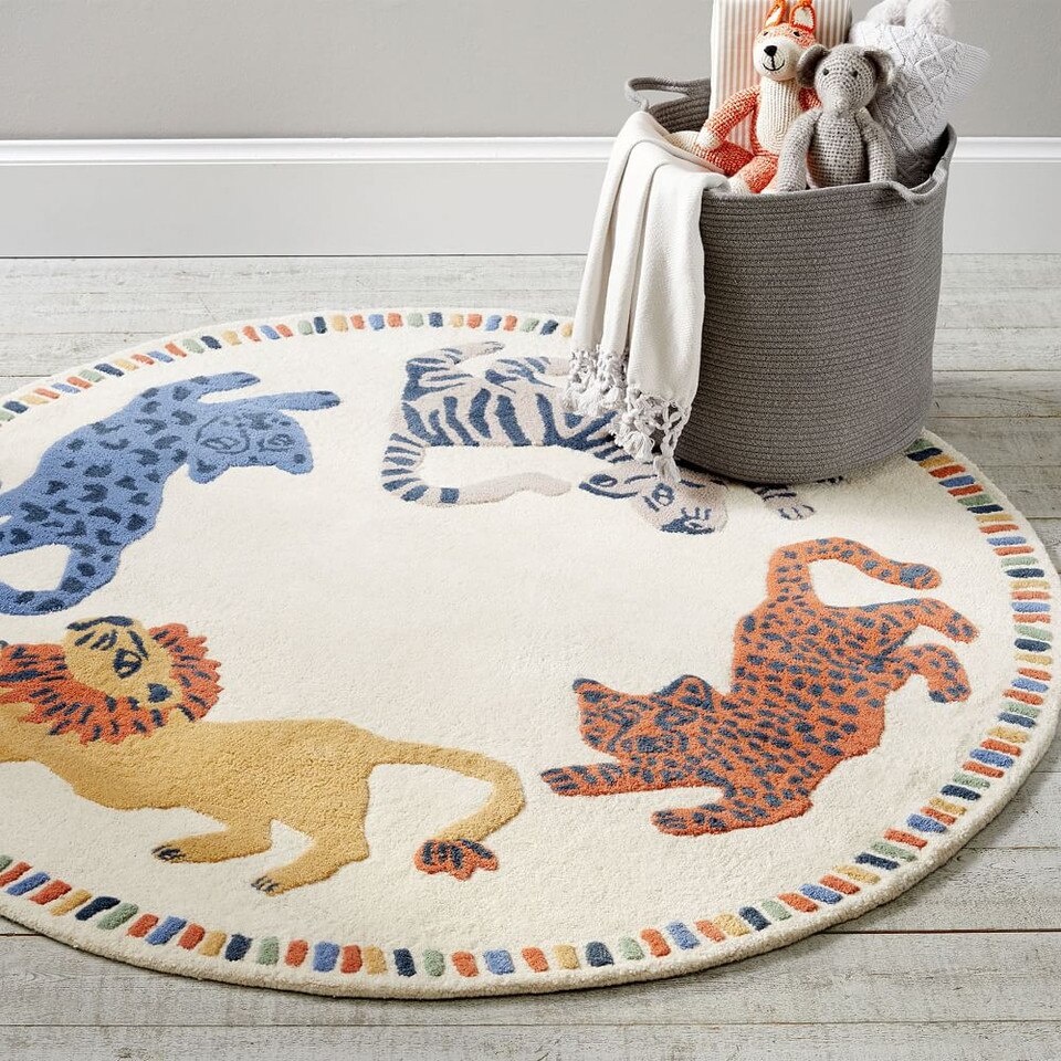 Mid-Century Safari Nursery Rug