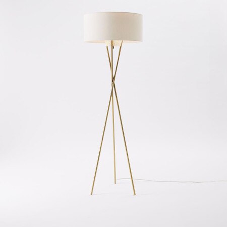 Mid Century Tripod Floor Lamp Mid Century Tripod Floor Lamp, Gold Tripod Floor Lamp