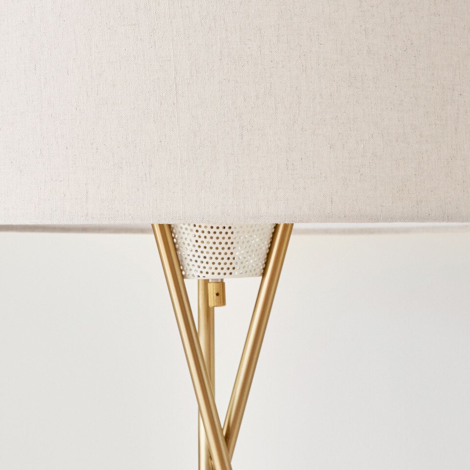 Mid-Century Tripod Floor Lamp (168 cm)