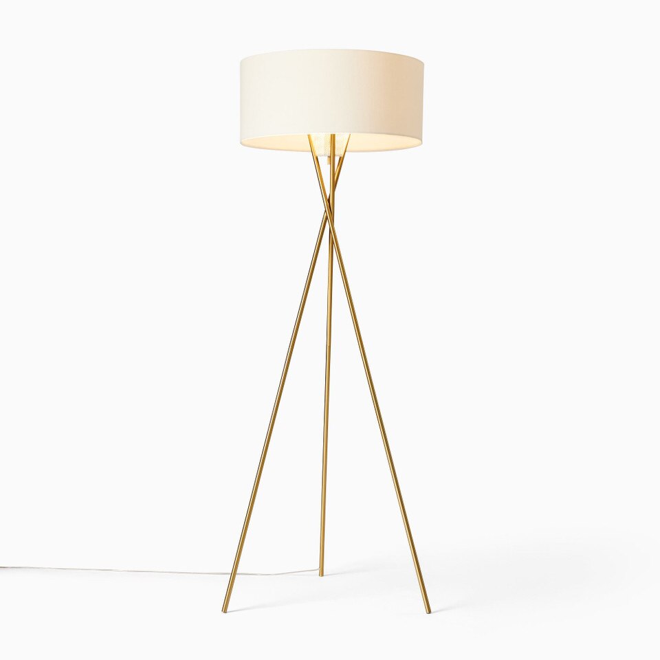 Mid-Century Tripod Floor Lamp (168 cm)