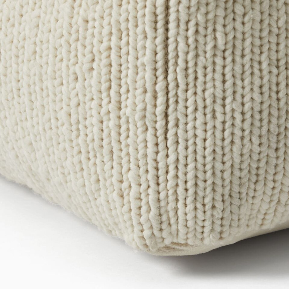 Wool Mini Twist Pouf