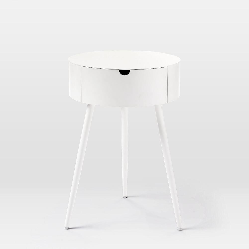 white round lamp table