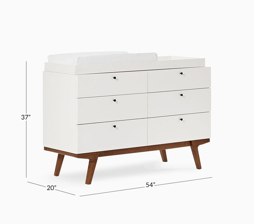 Modern 6-Drawer Change Table