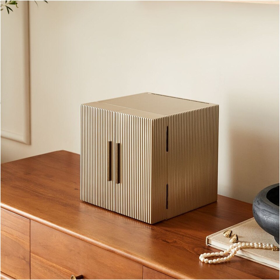 Modern Fluted Jewellery Boxes