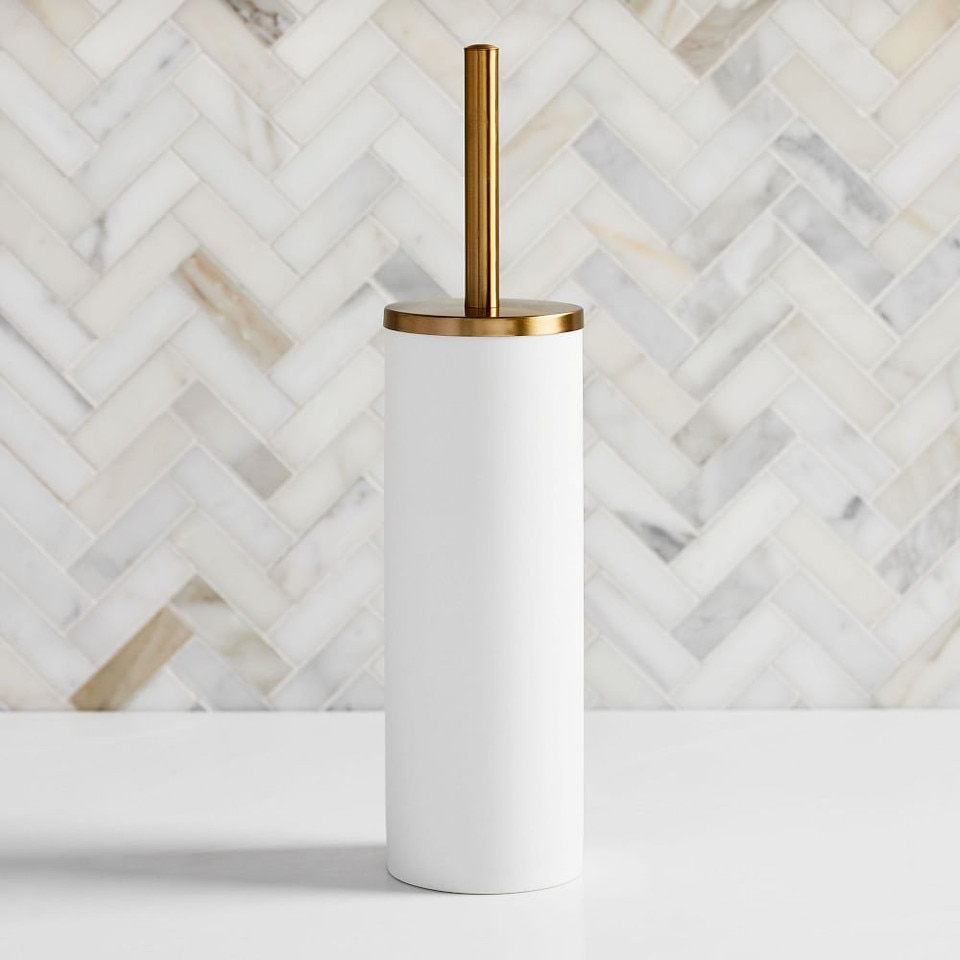 Modern Resin Stone Toilet Brush Holder