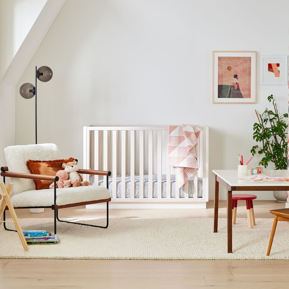 Modernist Convertible Cot - Winter Wood