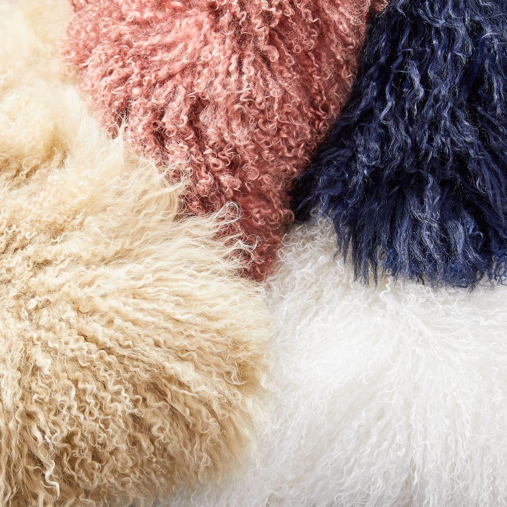mongolian lamb pillows wholesale