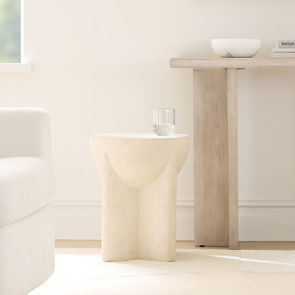 Monti Lava Stone Side Table (38 cm)