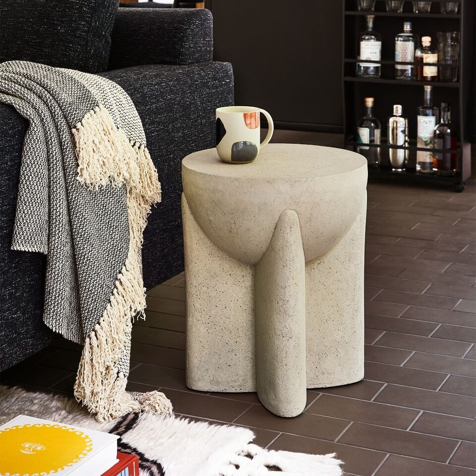 Monti Lava Stone Side Table (38 cm)