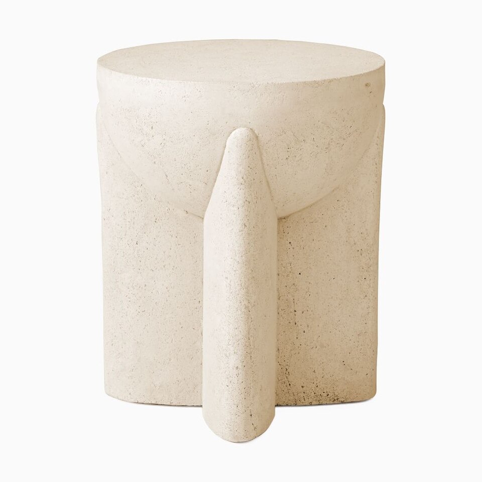 Monti Lava Stone Side Table (38 cm)