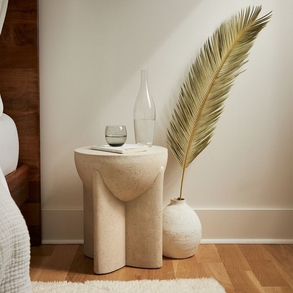 Monti Lava Stone Side Table (38 cm)