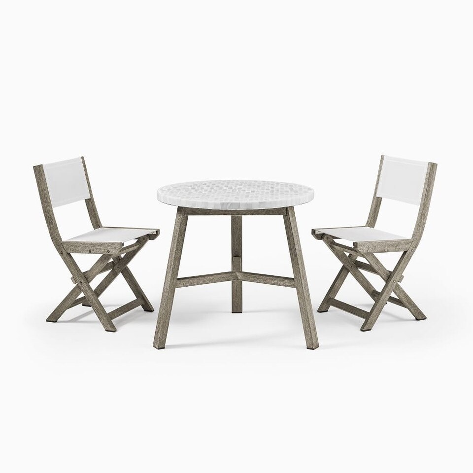 Mosaic Tiled Outdoor Bistro Table