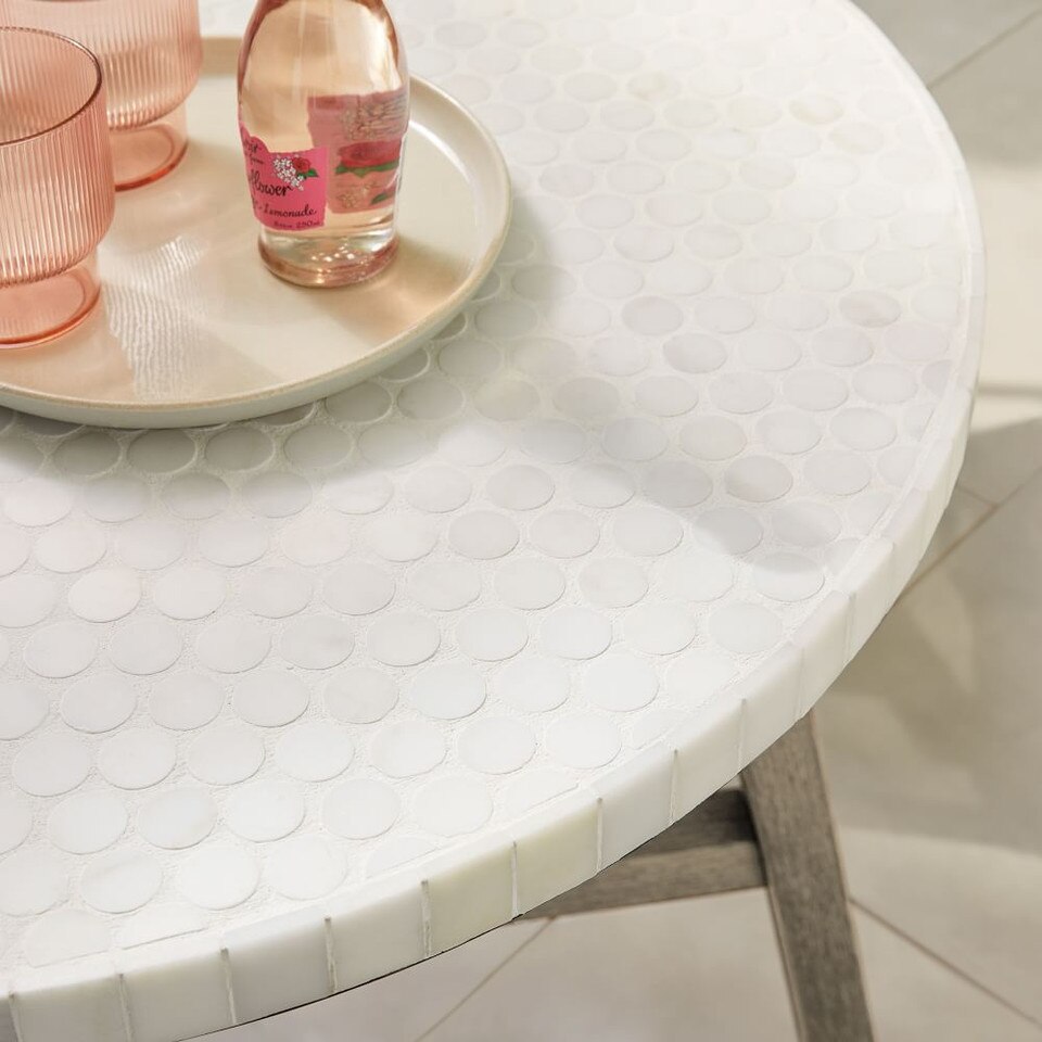 Mosaic Tiled Outdoor Bistro Table