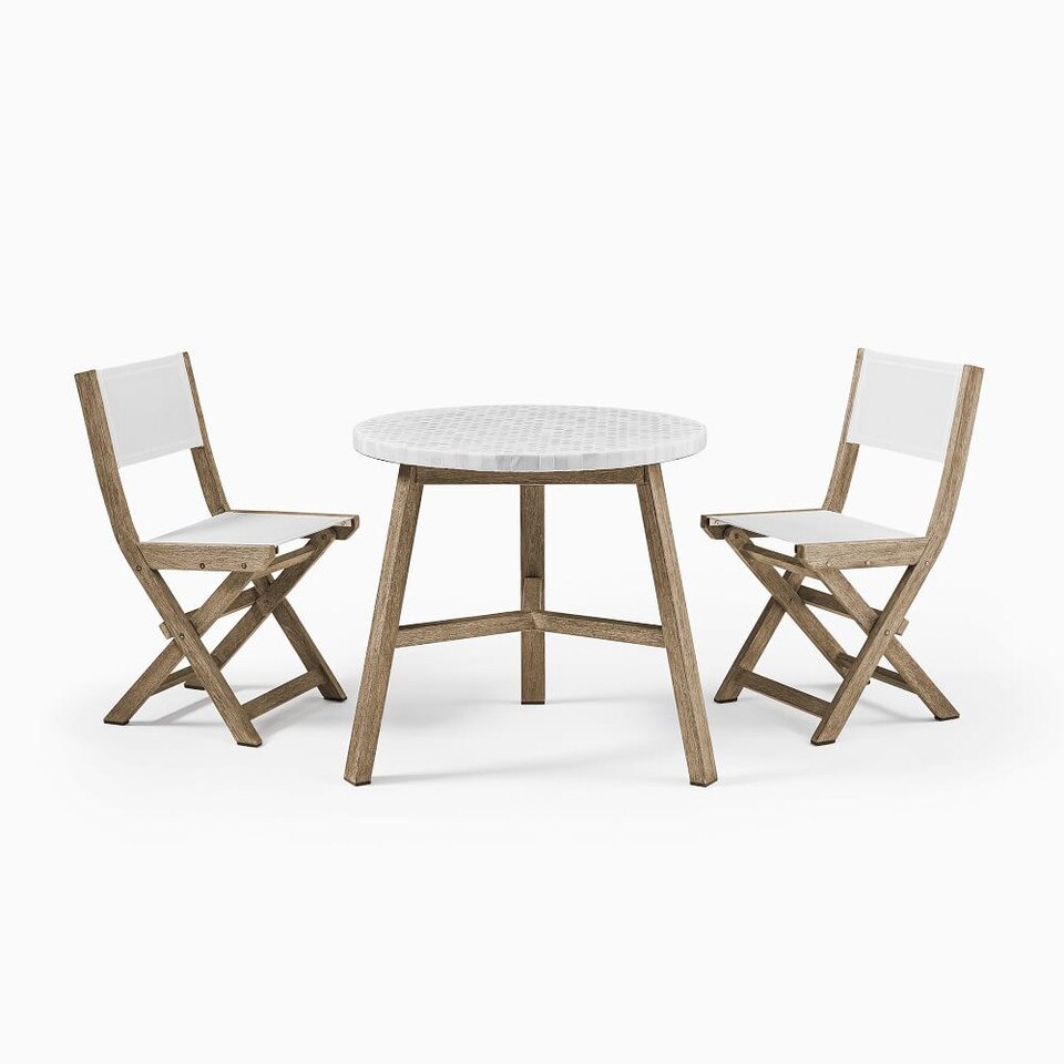 Mosaic Tiled Outdoor Bistro Table