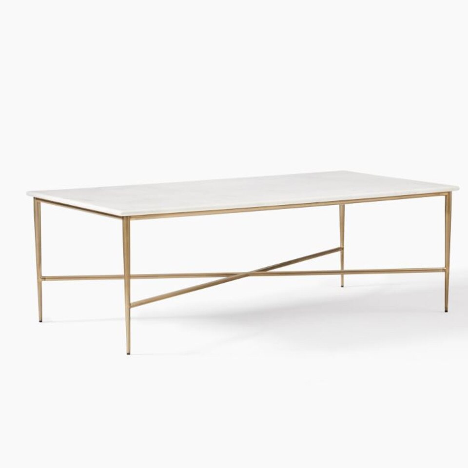 Neve Marble Coffee Table (122 cm)