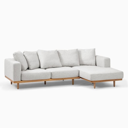 Newport 4 Seater Chaise Modular Sofa West Elm Australia Newport 4 Seater Chaise Modular Sofa