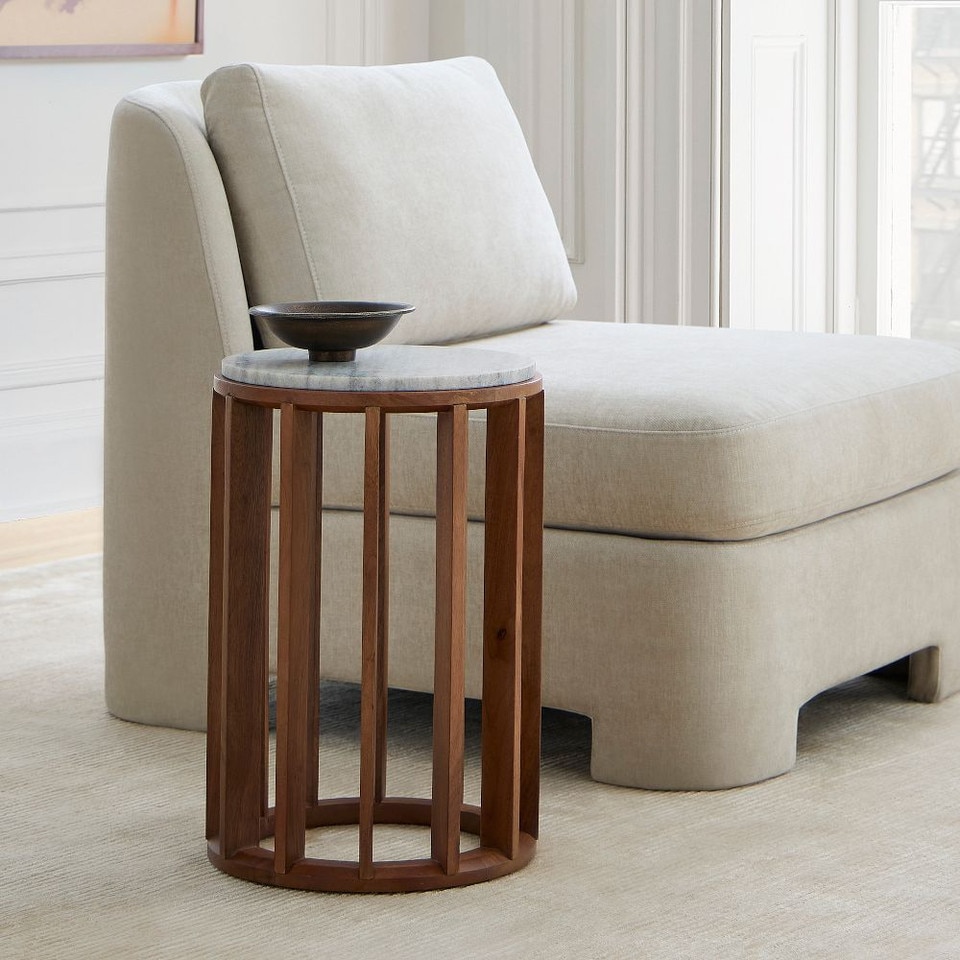 Ophelia Marble Drink Table (30 cm)