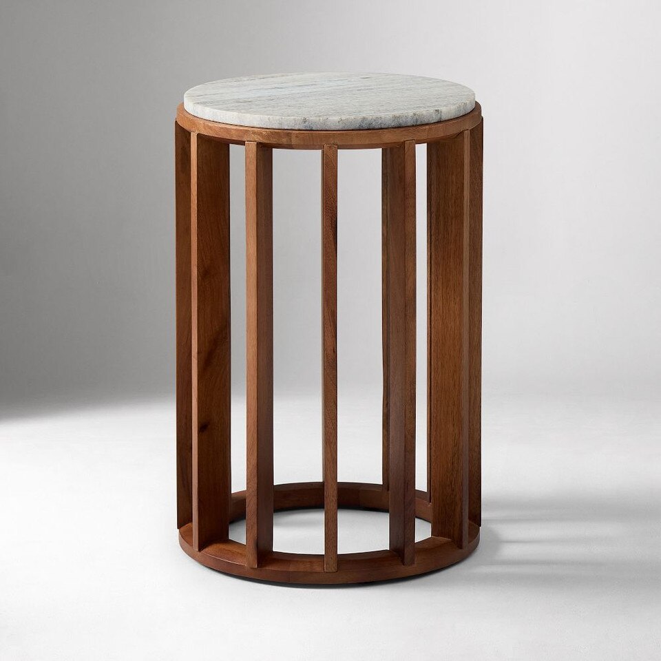 Ophelia Marble Drink Table (30 cm)