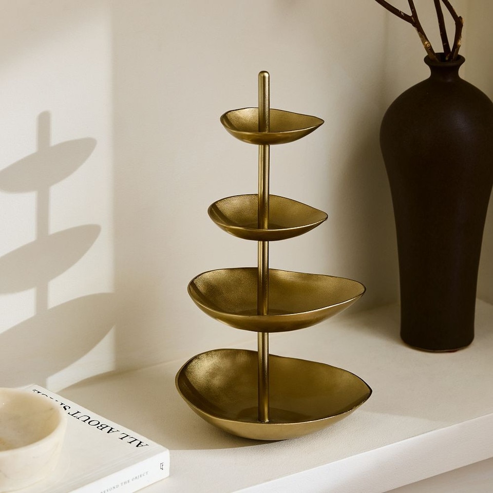 Organic Metal Jewellery Storage Tower