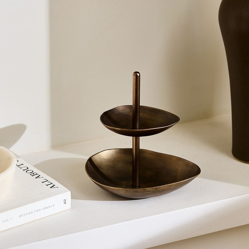 Organic Metal Jewellery Storage Tower