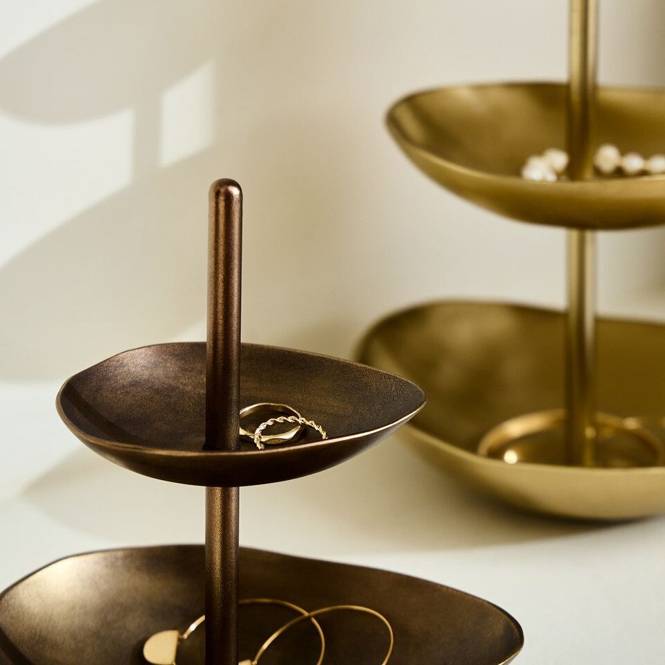 Organic Metal Jewellery Storage Tower