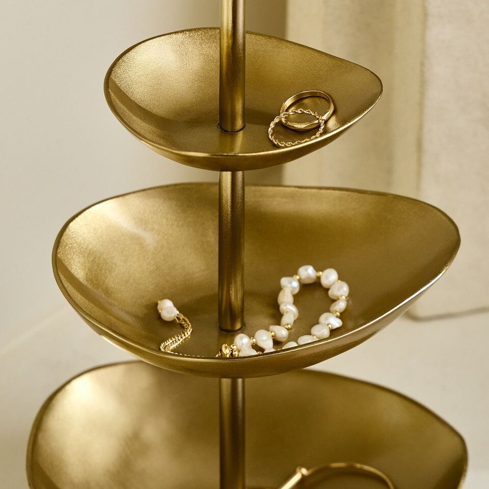 Organic Metal Jewellery Storage Tower