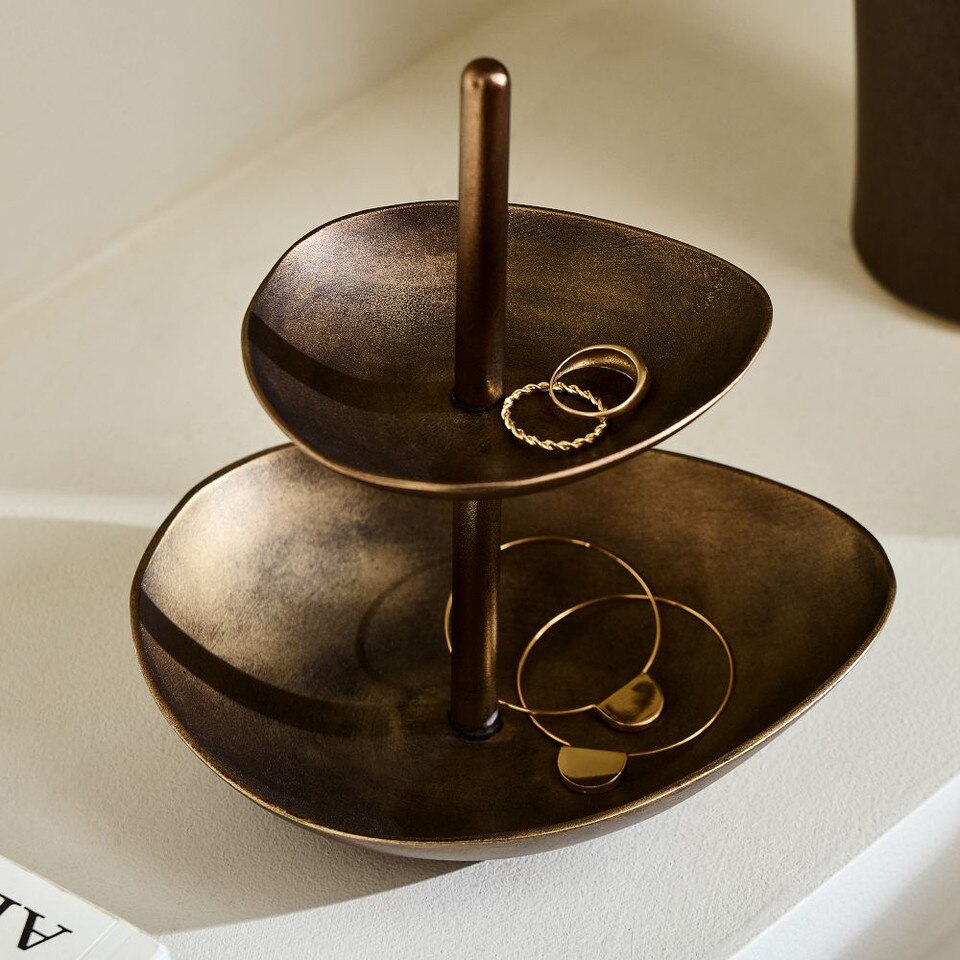 Organic Metal Jewellery Storage Tower