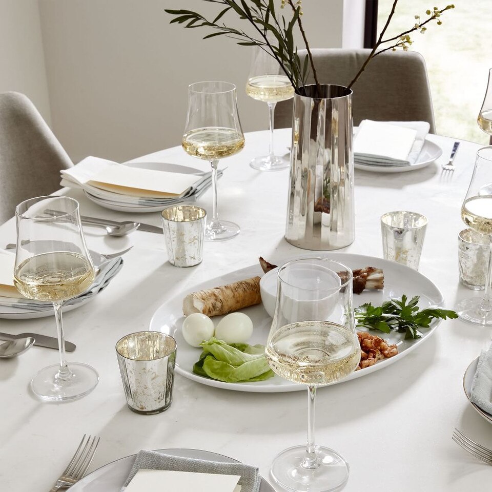 Organic Porcelain Gold-Rimmed Dinnerware (Set of 12) | West Elm Australia