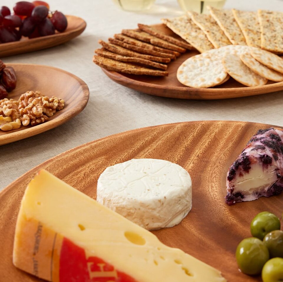 Organic Shaped Wood Serving Platters