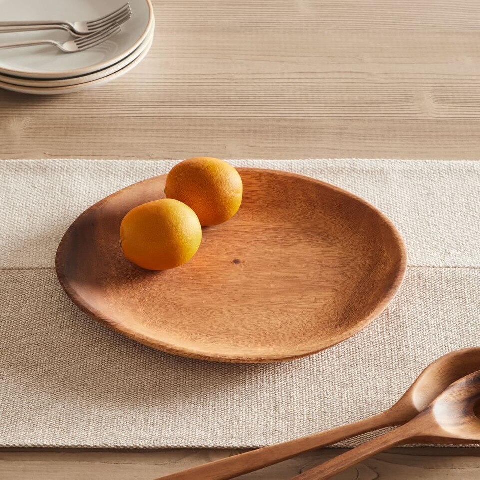 Organic Shaped Wood Serving Platters