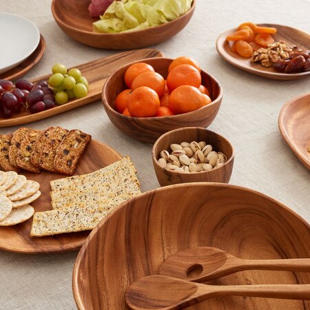 Organic Shaped Wood Serving Platters West Elm Australia