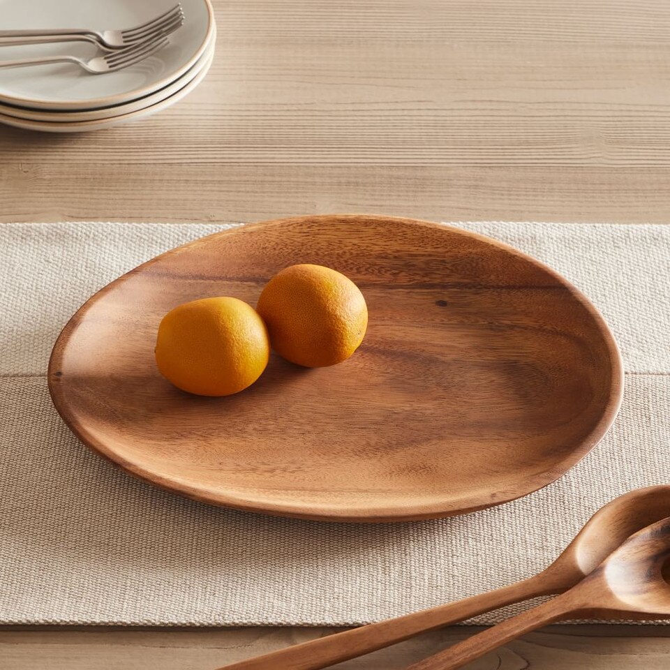 Organic Shaped Wood Serving Platters
