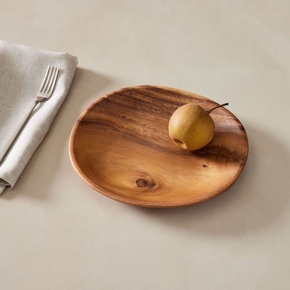 Organic Shaped Wood Serving Platters