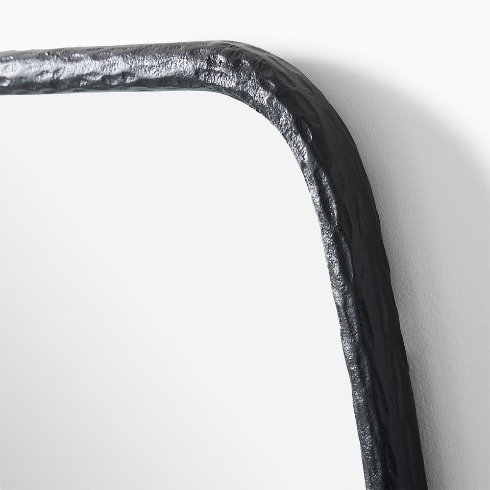 Organic Textured Metal Wall Mirror
