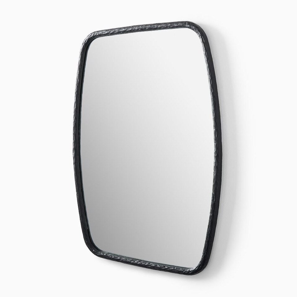 Organic Textured Metal Wall Mirror