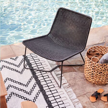 Outdoor Slope Lounge Chair West Elm Australia Outdoor Slope Lounge Chair West Elm, Mid Century Outdoor Furniture Australia