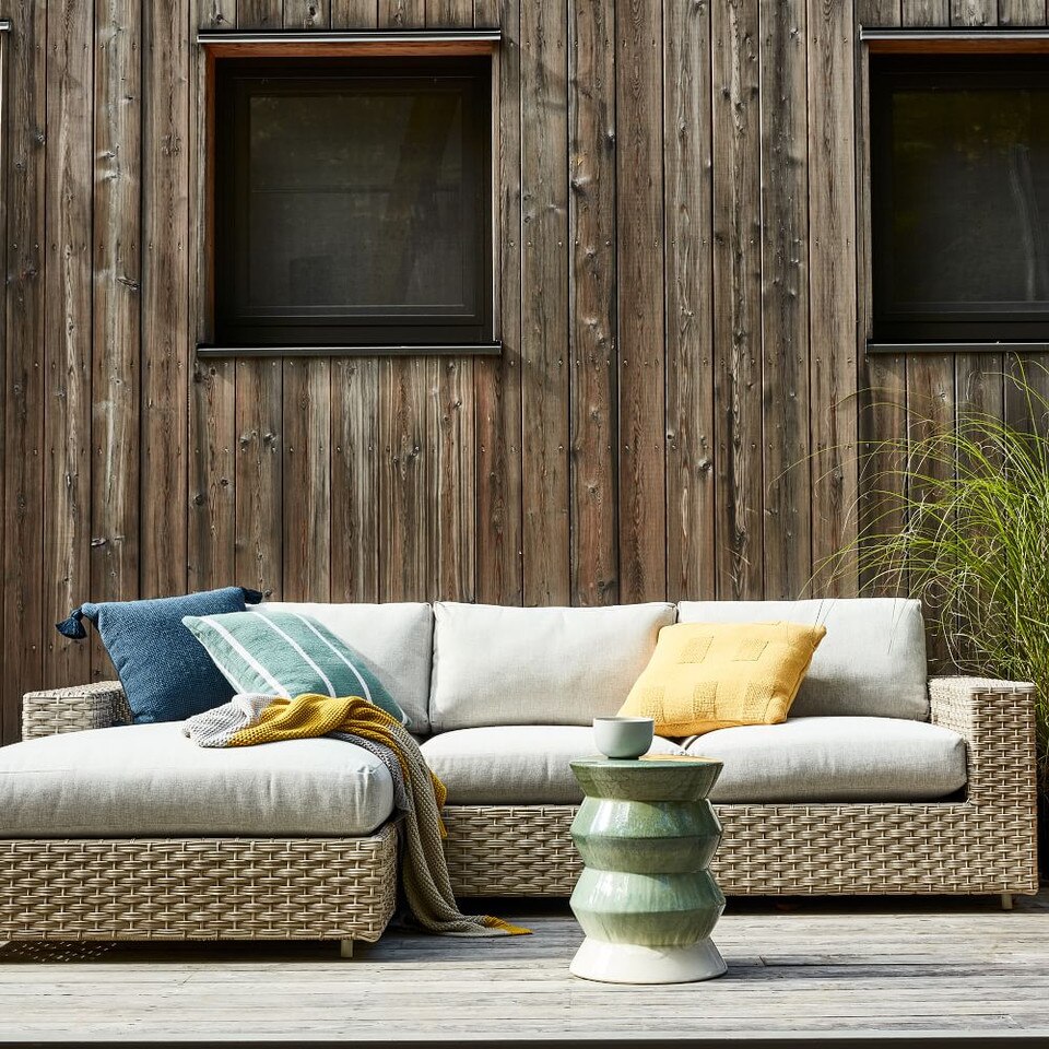 Tufted Grid Indoor/Outdoor Cushion