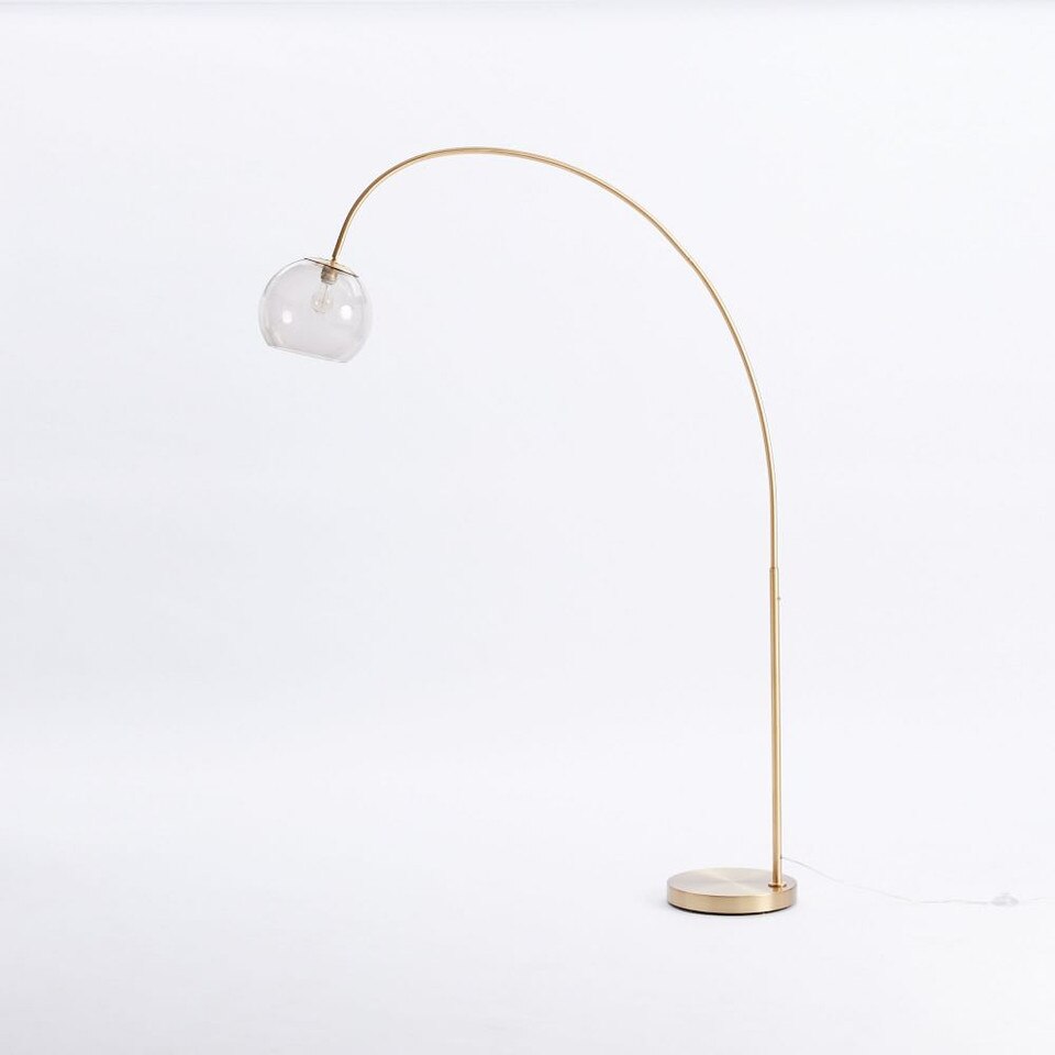 Overarching Acrylic Shade Floor Lamp (193 cm)