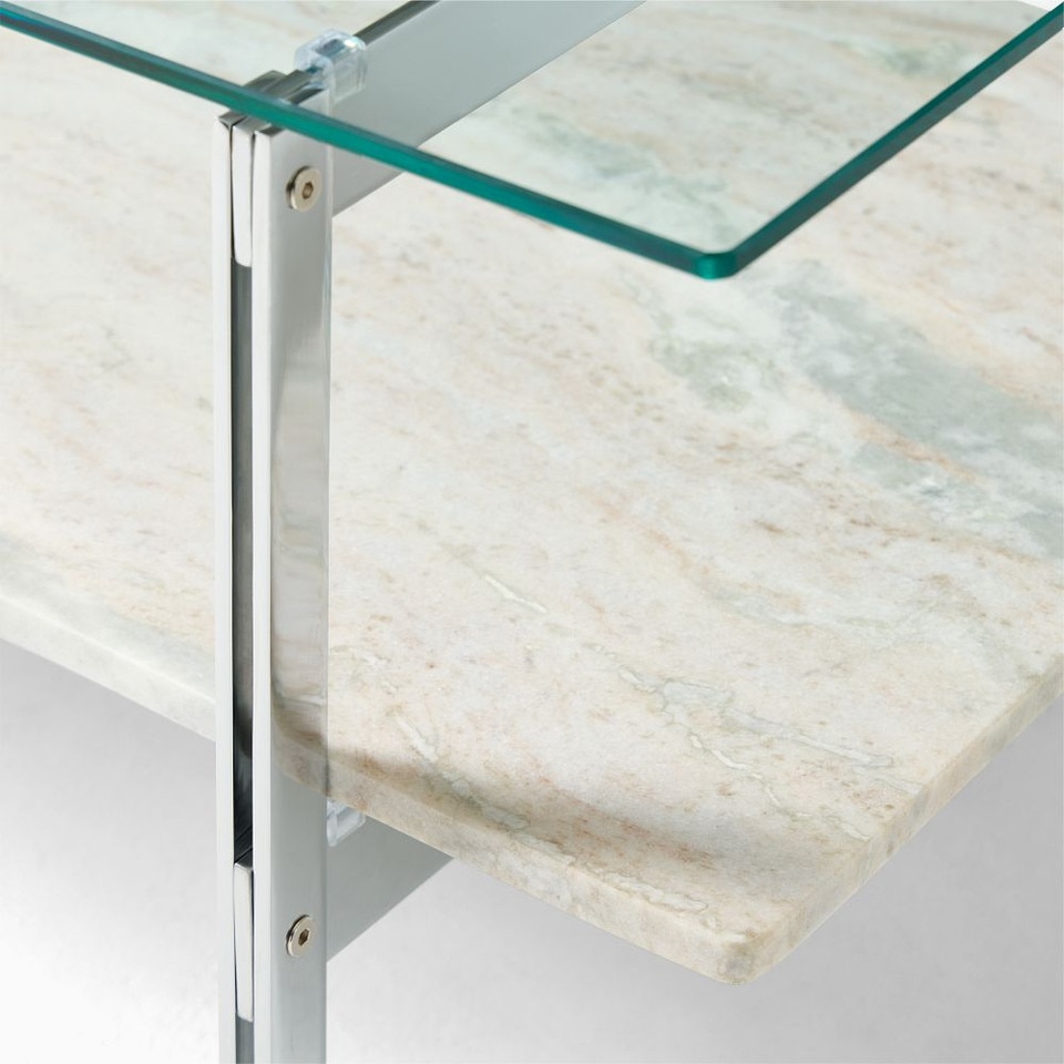 Ozzy Marble Coffee Table (127 cm)