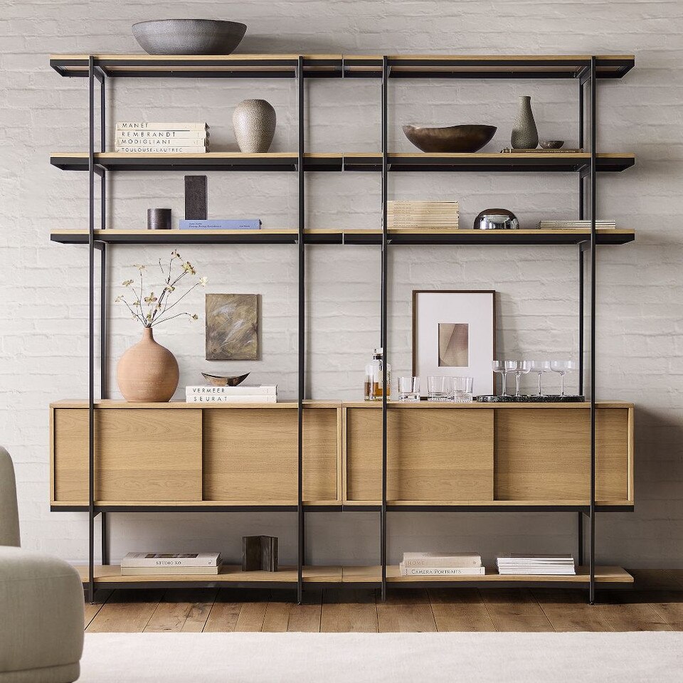 Pierce Narrow Storage Shelf Unit (107 cm)