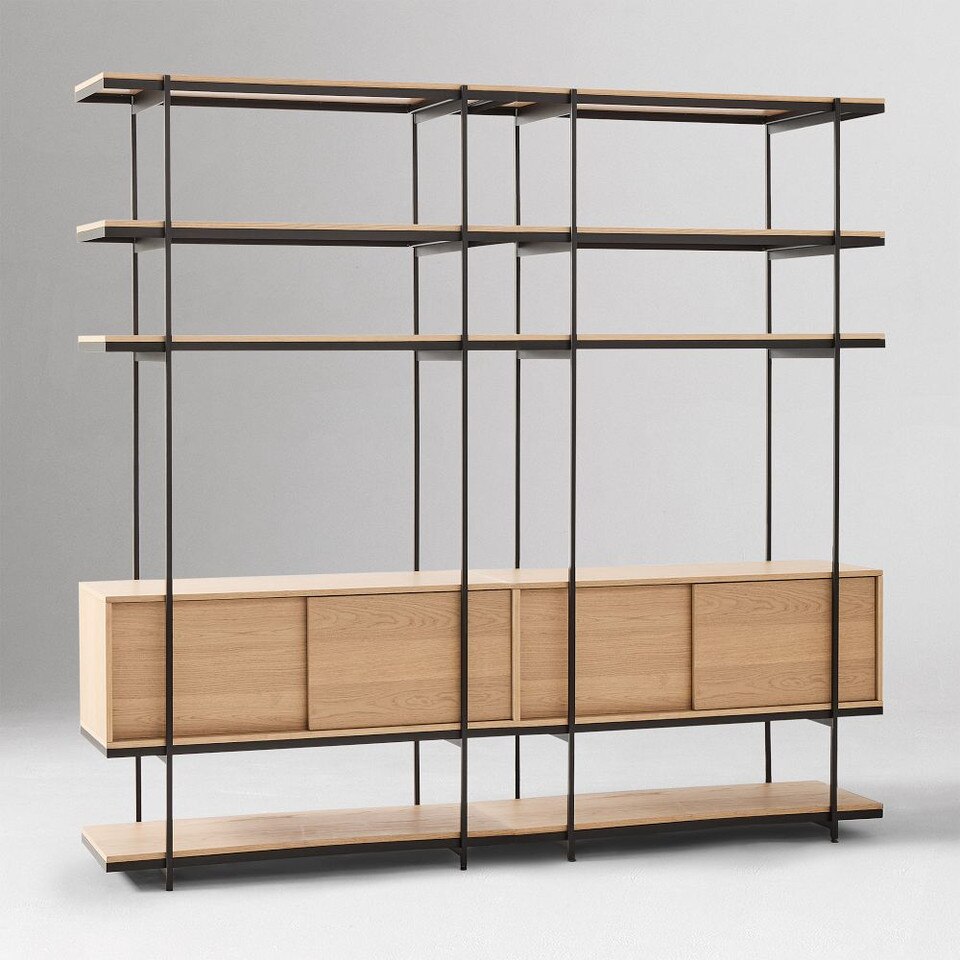 Pierce Narrow Storage Shelf Unit (107 cm)