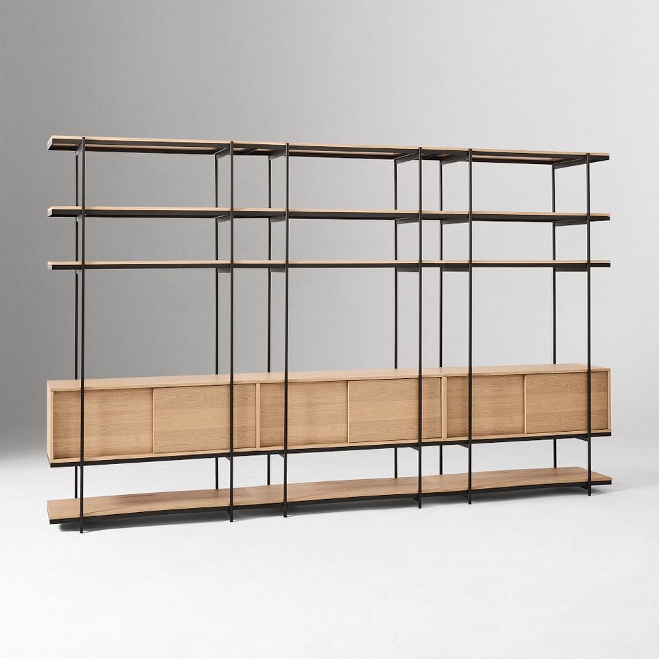 Pierce Narrow Storage Shelf Unit (107 cm)
