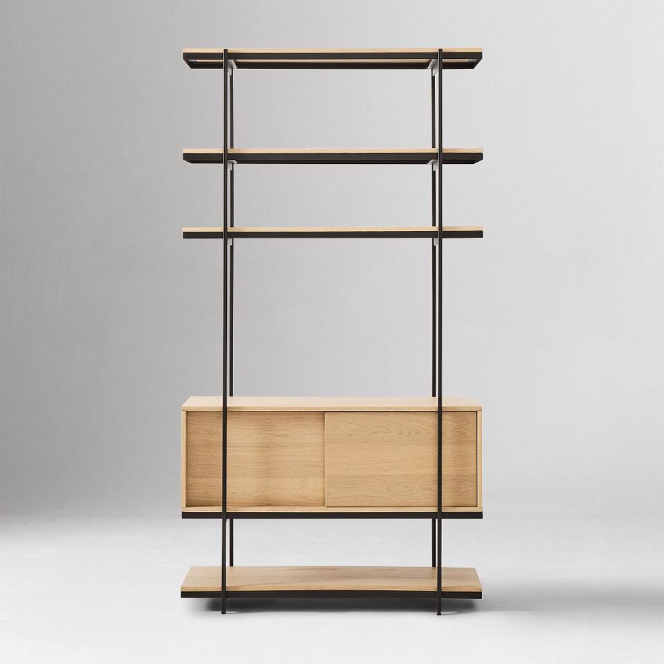 Pierce Narrow Storage Shelf Unit (107 cm)