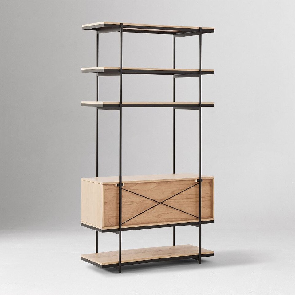 Pierce Narrow Storage Shelf Unit (107 cm)