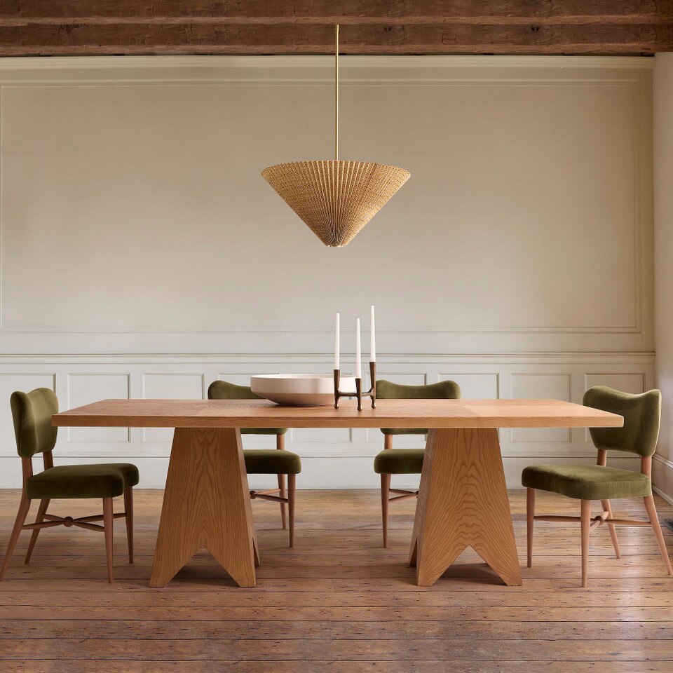 Pierce & Ward Burl Wood Dining Table (229 cm)
