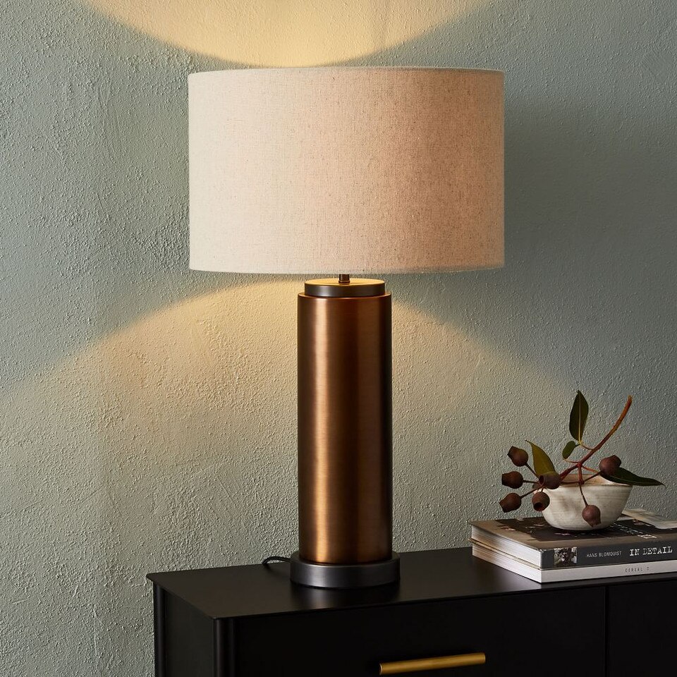 Pillar Table Lamp - Large (Marble)