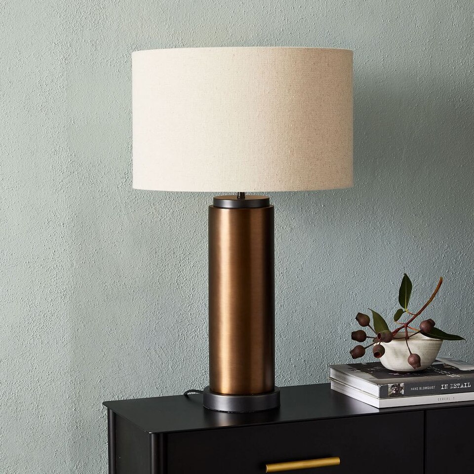Pillar Table Lamp - Large (Marble)